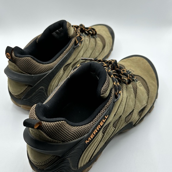 Mens Merrell Hiking Shoes Vibram Flexplate Dusty Olive Size 11.5 - Picture 10 of 11